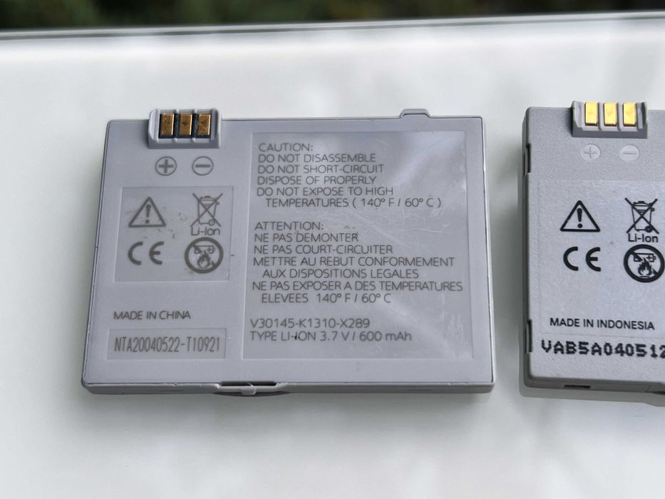 4 шт Батарея для кнопочных телефонов Siemens