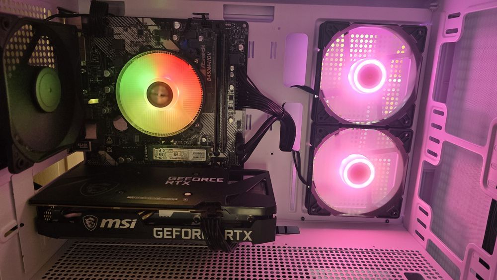Komputer do gier Ryzen 5 3600, Nvidia RTX3050 8gb, 32gb ram