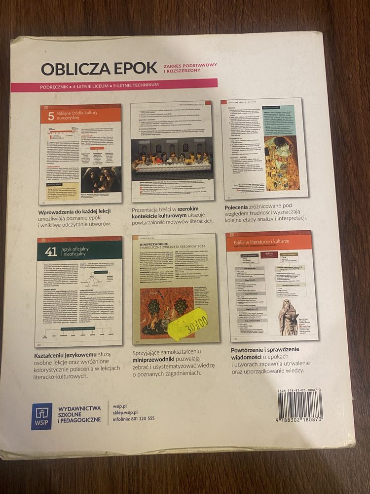 Oblicza epok 1.1 polski podrecznik