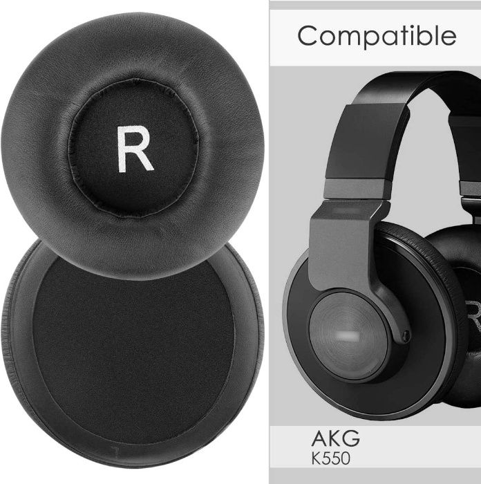 Амбушюры накладки для наушников AKG K550 AKG K551 K701 110мм