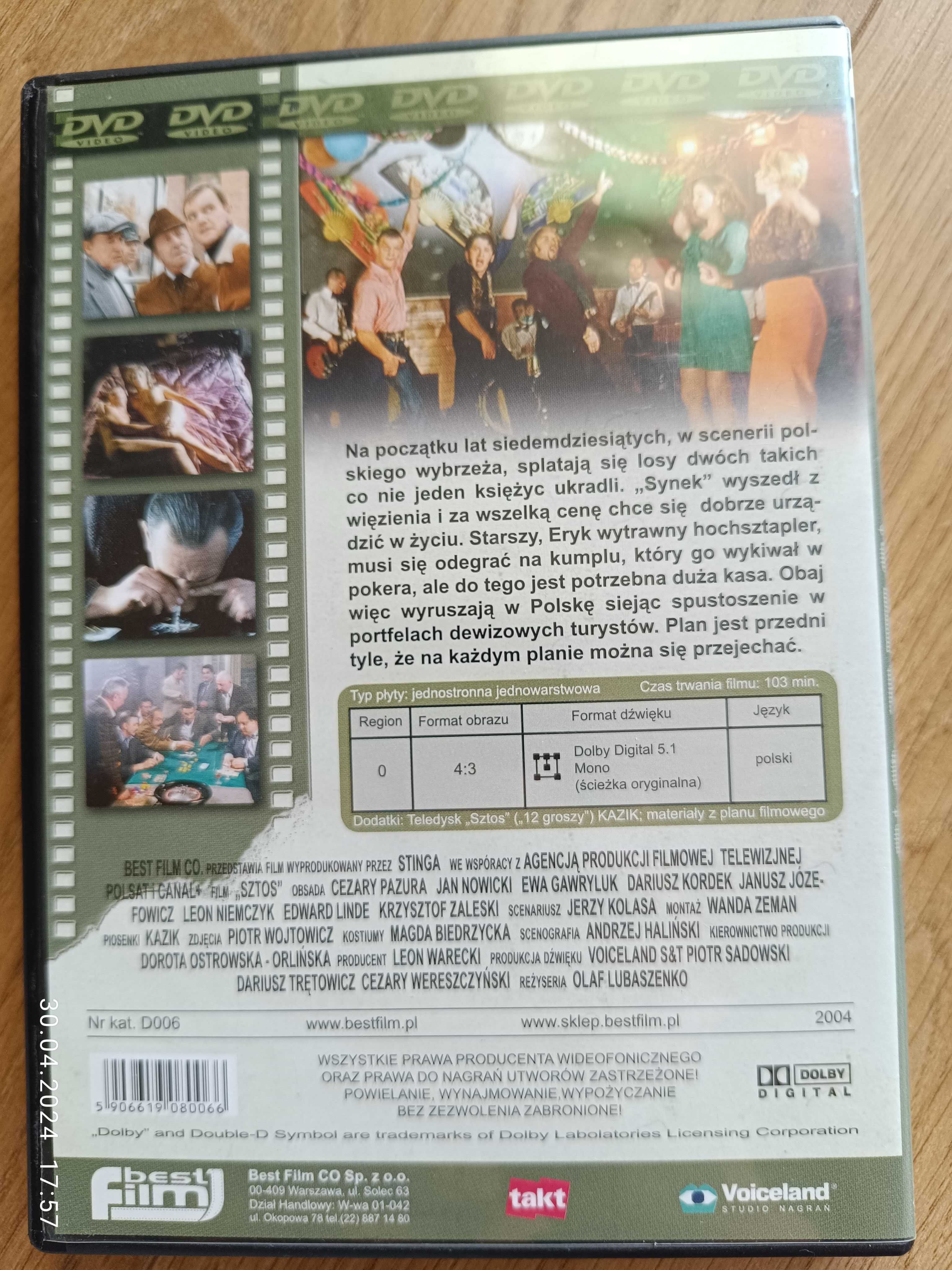 Sztos - film dvd