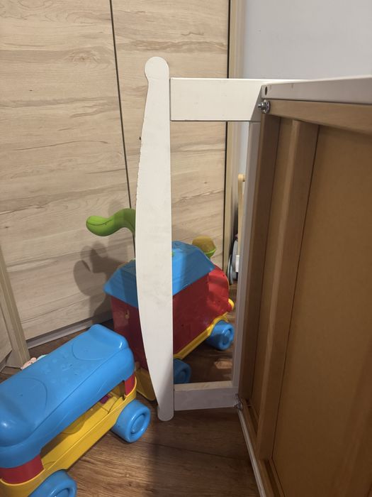 Płozy do lózeczka niemowlęcego biale