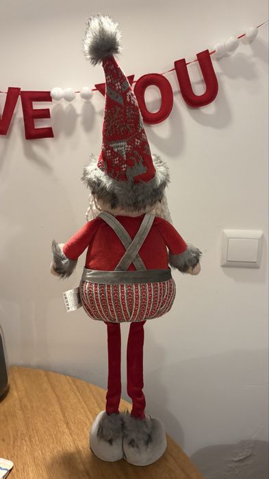 Pai Natal de pé decorativo