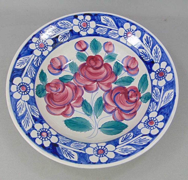 Fajans Włocławek - Talerz Dekoracyjny malowanie 7586