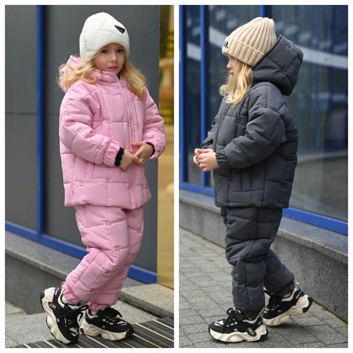 Зимовий костюм для дівчинки, розміри на рости 104-128