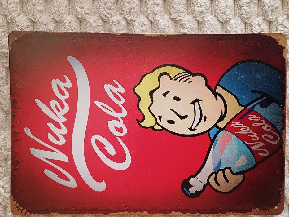 Plakat na metalu Nuka Cola