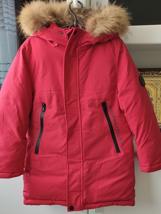 Парка,Куртка,Курточка зима подовжена.Дуже якісна.В новому стані.р.134