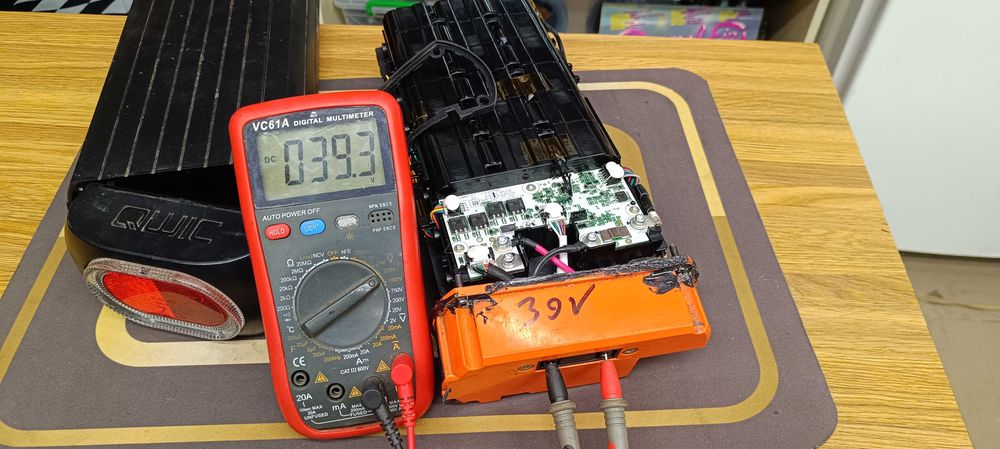 Батарея - з електровелосипеда Qwic -36 v-16.5Ah