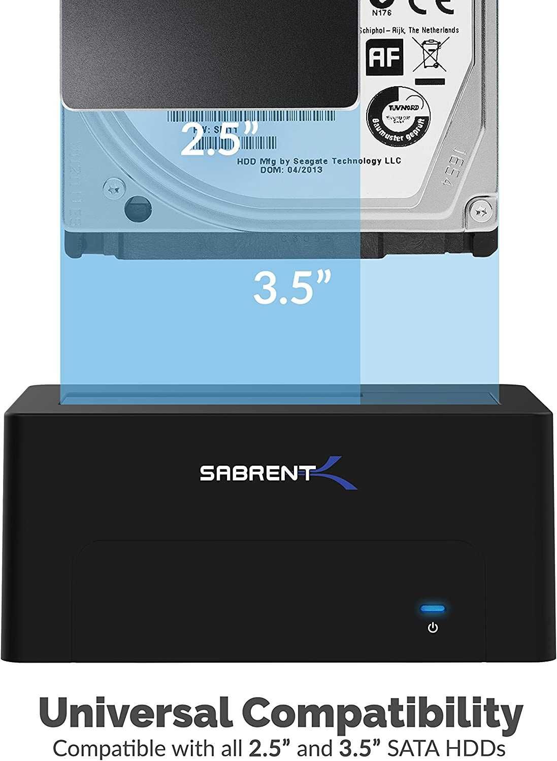 Stacja dokująca do dysków SSD HDD Sabrent DS-UTC1 3.1 20TB Gwarancja!