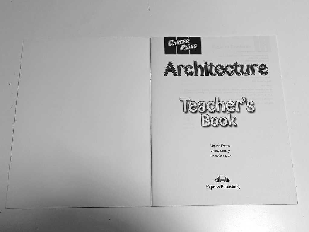 ARCHITECTURE Teacher's book, Career Paths, Express Publishing, j. ang