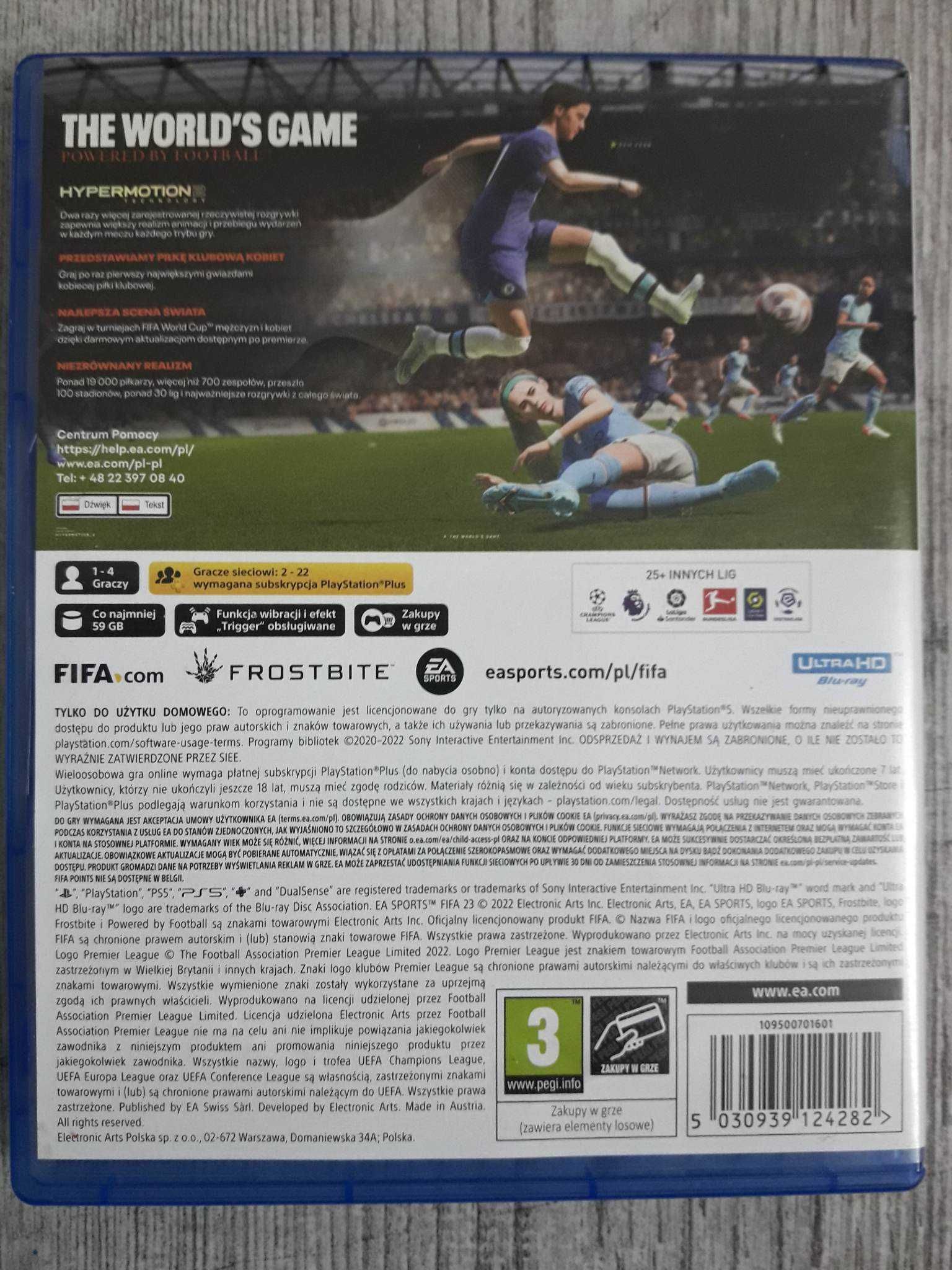 Gra Fifa 23 Polska Wersja PS5 Playstation