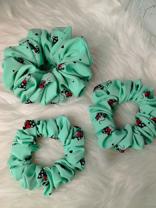 Scrunchie do włosów rozm S jedwab  silk