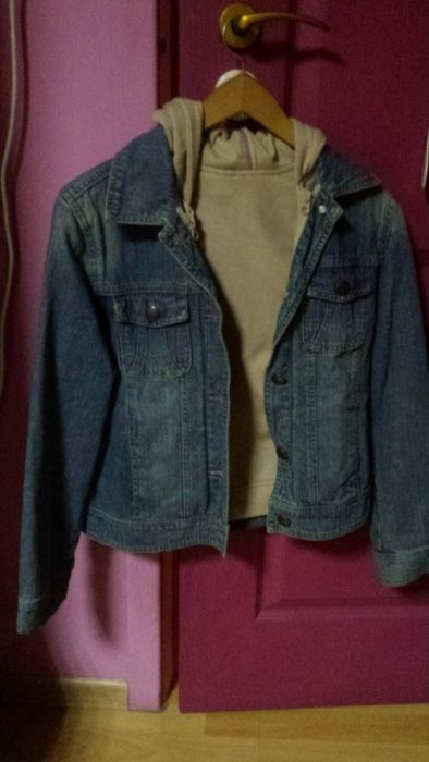 Dziewczęca jeansowa kurtka wzrost 158