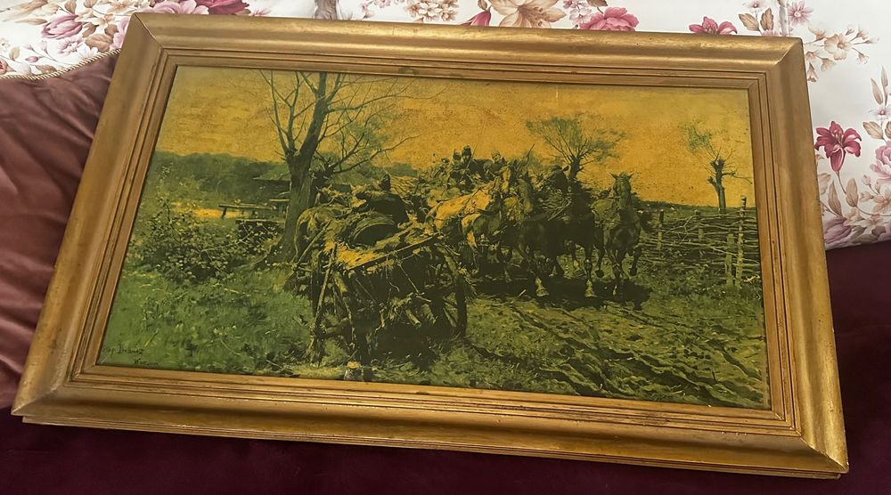 Obraz Józef Brandt „Spotkanie na moście”