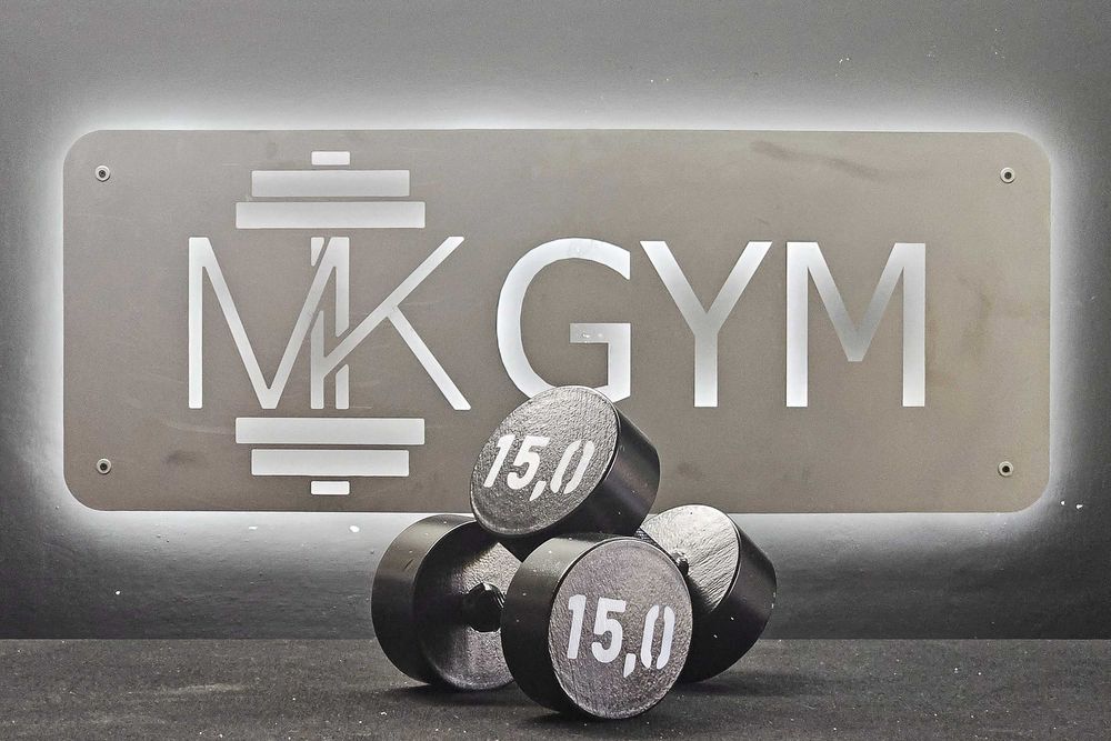 Hantle na siłownię 2x 15kg (zawiera 23% VAT)