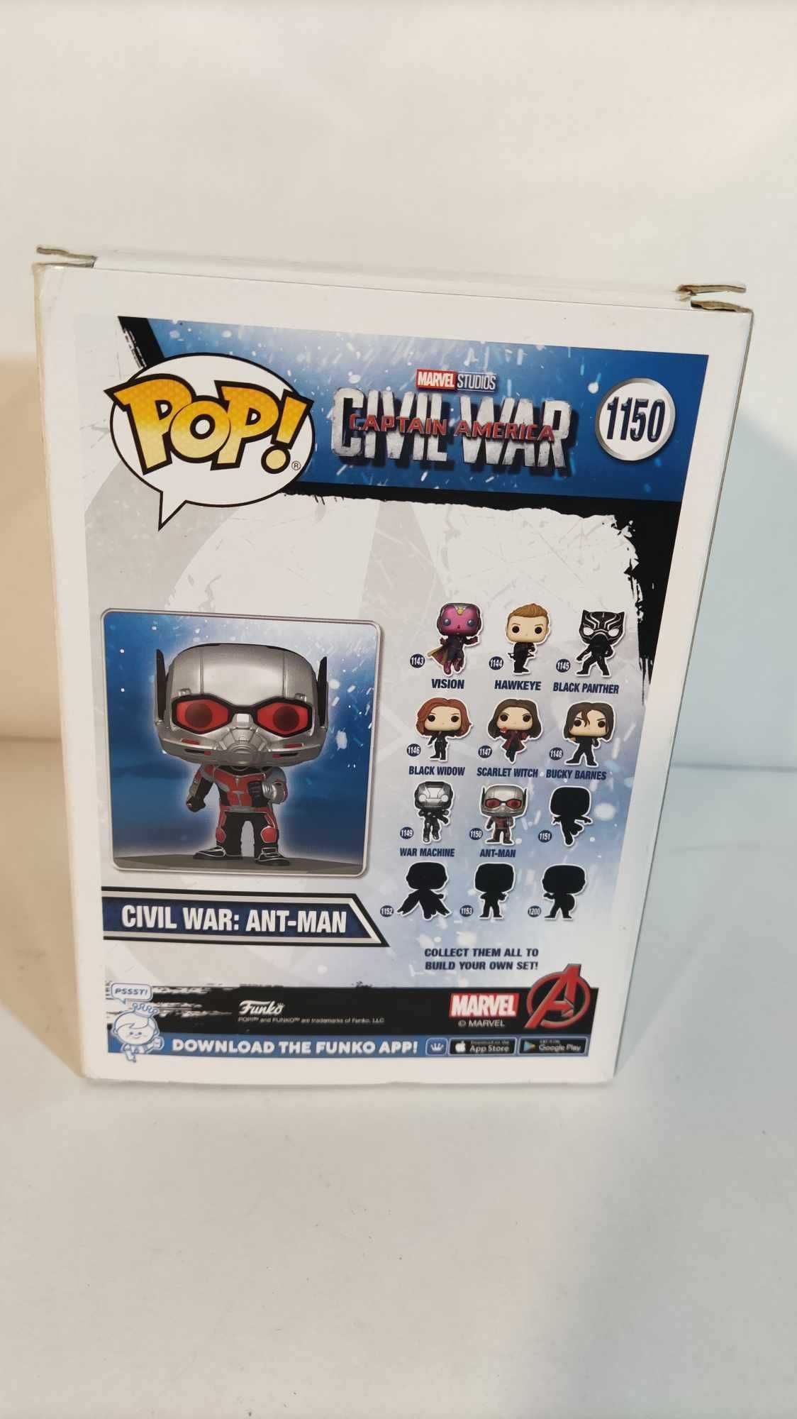 Funko POP Marvel Civil War Ant-Man Figurka kolekcjonerska Avengers