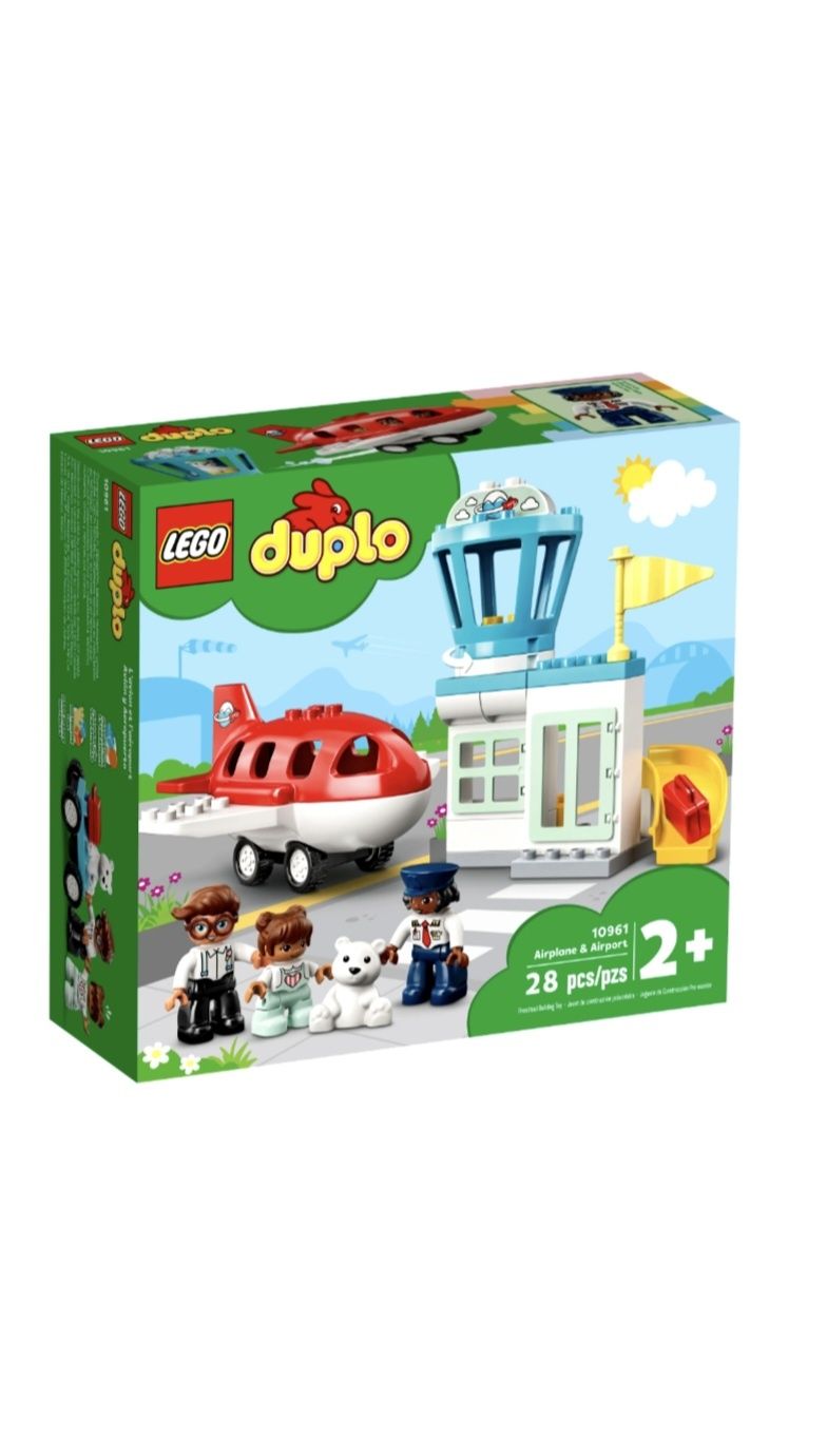 Zestaw Lego Duplo 10961 - samolot i wieża lotnicza