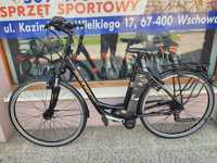 Raleigh Jak Nowy.Rama 50cm, Napęd centralny.Pasek, Bateria.17Ah!,