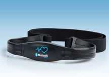 Pulsometr Bluetooth z miękkim elastycznym paskiem.Nowy.