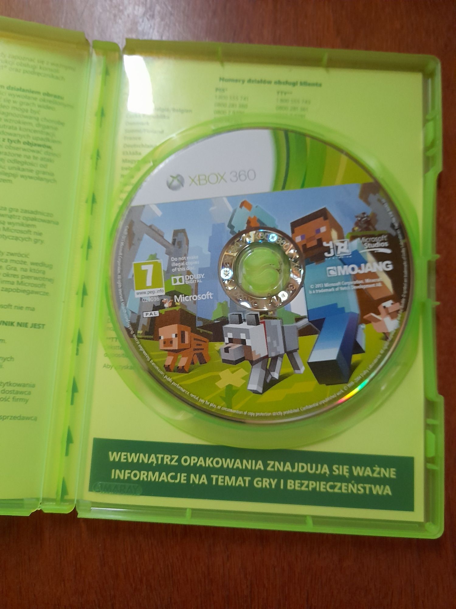 Minecraft na konsolę xbox 360 edition