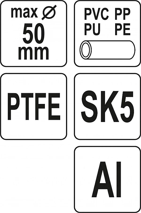 Obcinak Do Rur Pcv (pp, Pe, Pu) 50mm Yt-22272 Yato