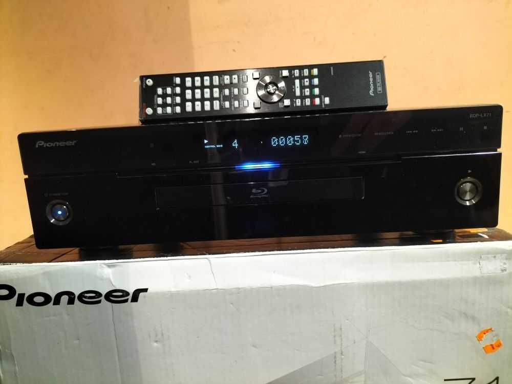 Top Odtwarzacz Bluray/CD/DVD/MP3 PIONEER BDP-LX71 /Pilot /Org. Karton!