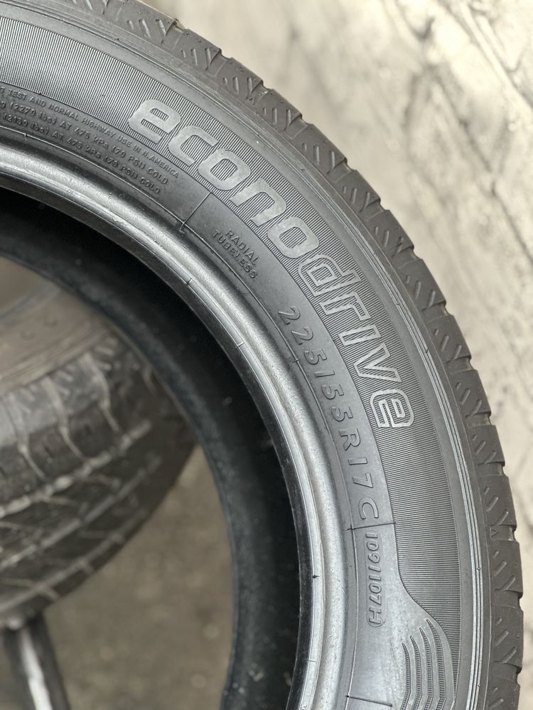 Топова шина‼️ Dunlop Econodrive 107H 225/55 r17 7мм 2022рік