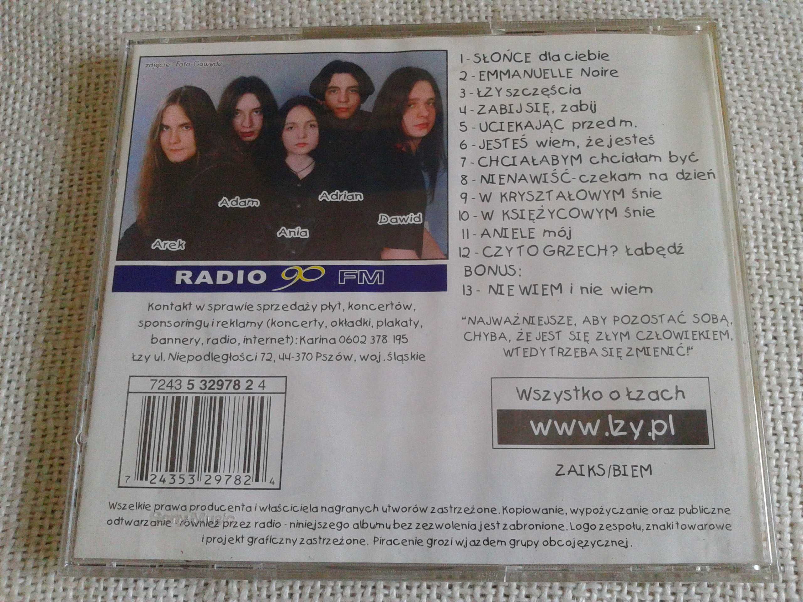 Łzy – Słońce  CD