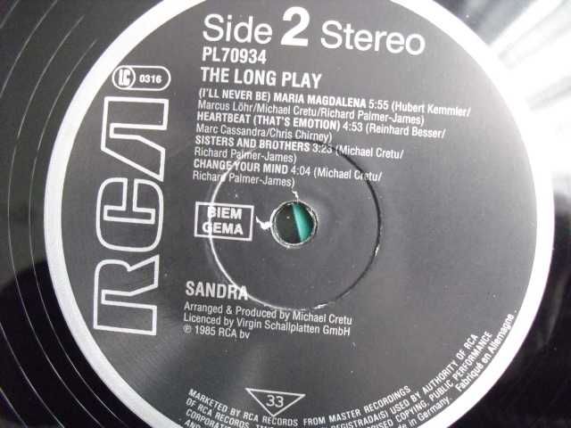 Sandra "The Long Play" - płyta winylowa