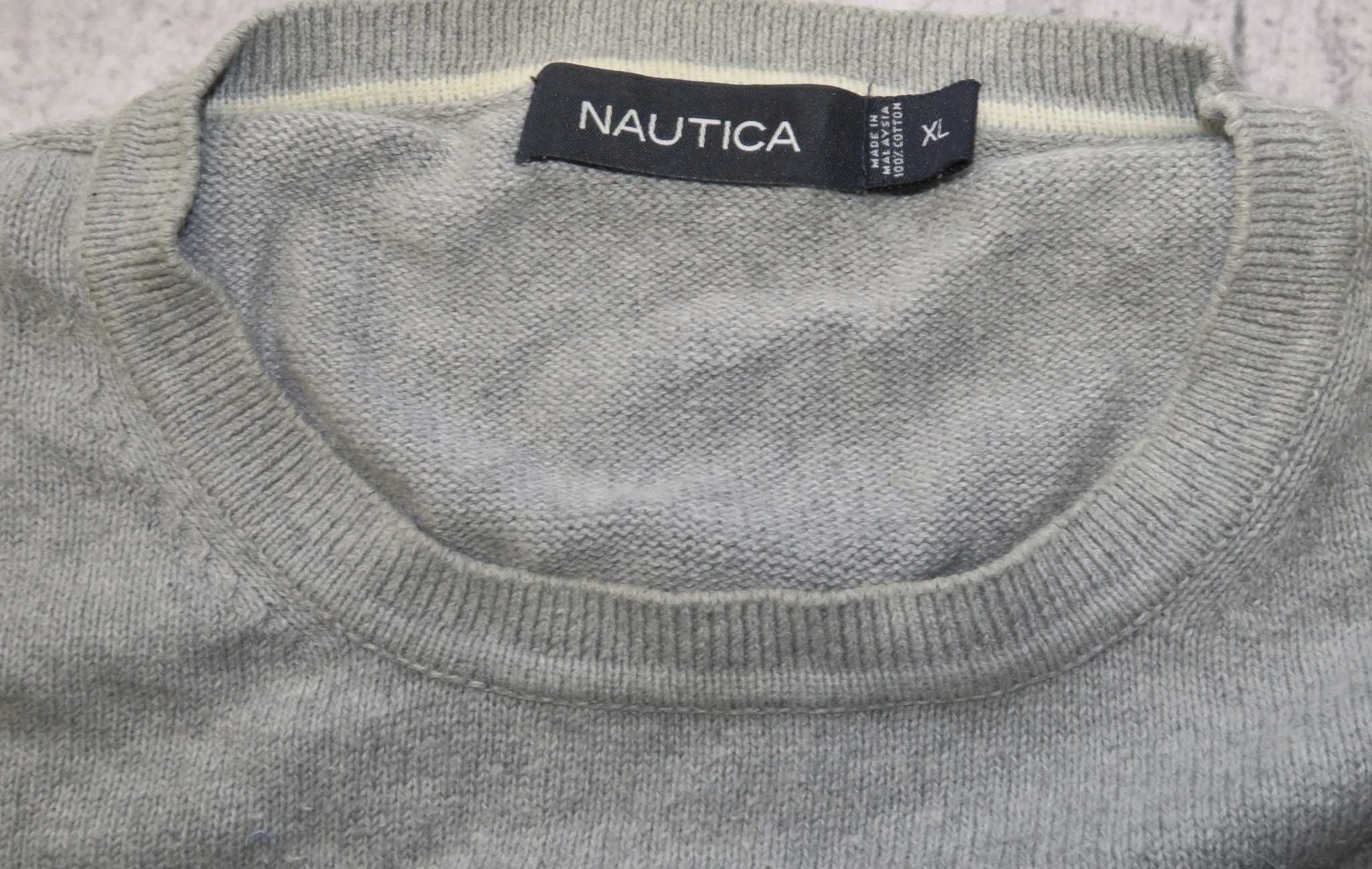 Nautica sweter bawełniany XL