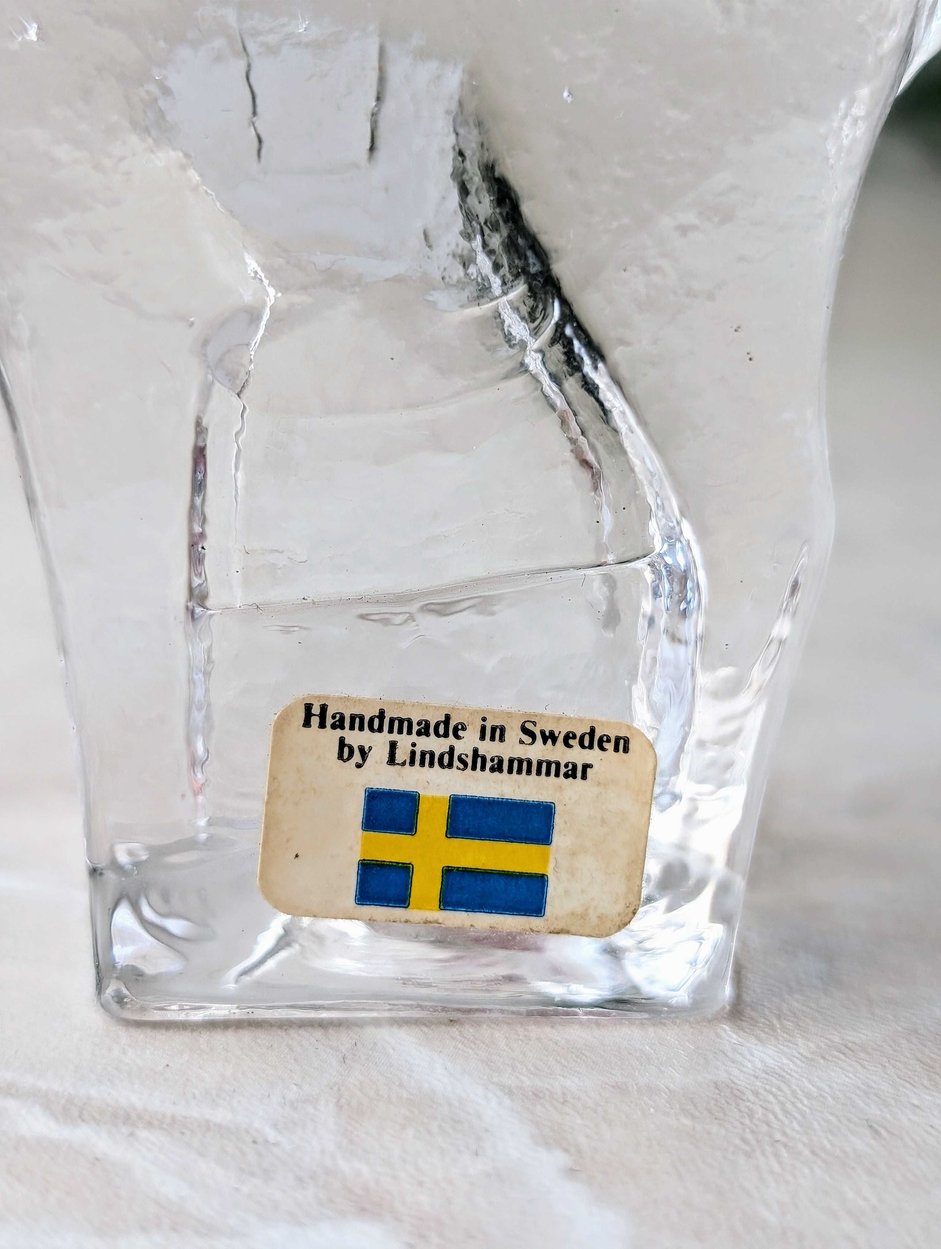 Szklany łoś Lindshammar Sweden