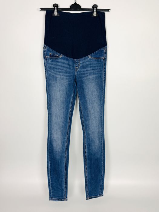 Jasnoniebieskie ciążowe jeansy slim M 38 H&M
