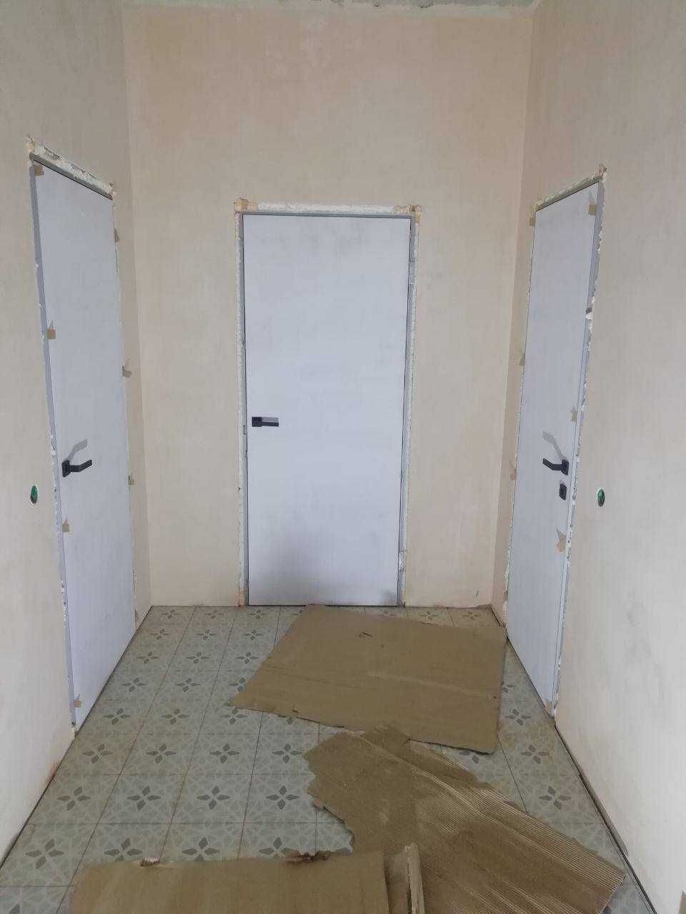 Кімнатні двері прихованого монтажу під покраску і штукатурку
