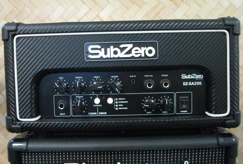 Підсилювач SubZero SA-20E(Голова) Clean,Drive,Reverb. Effects Loop .