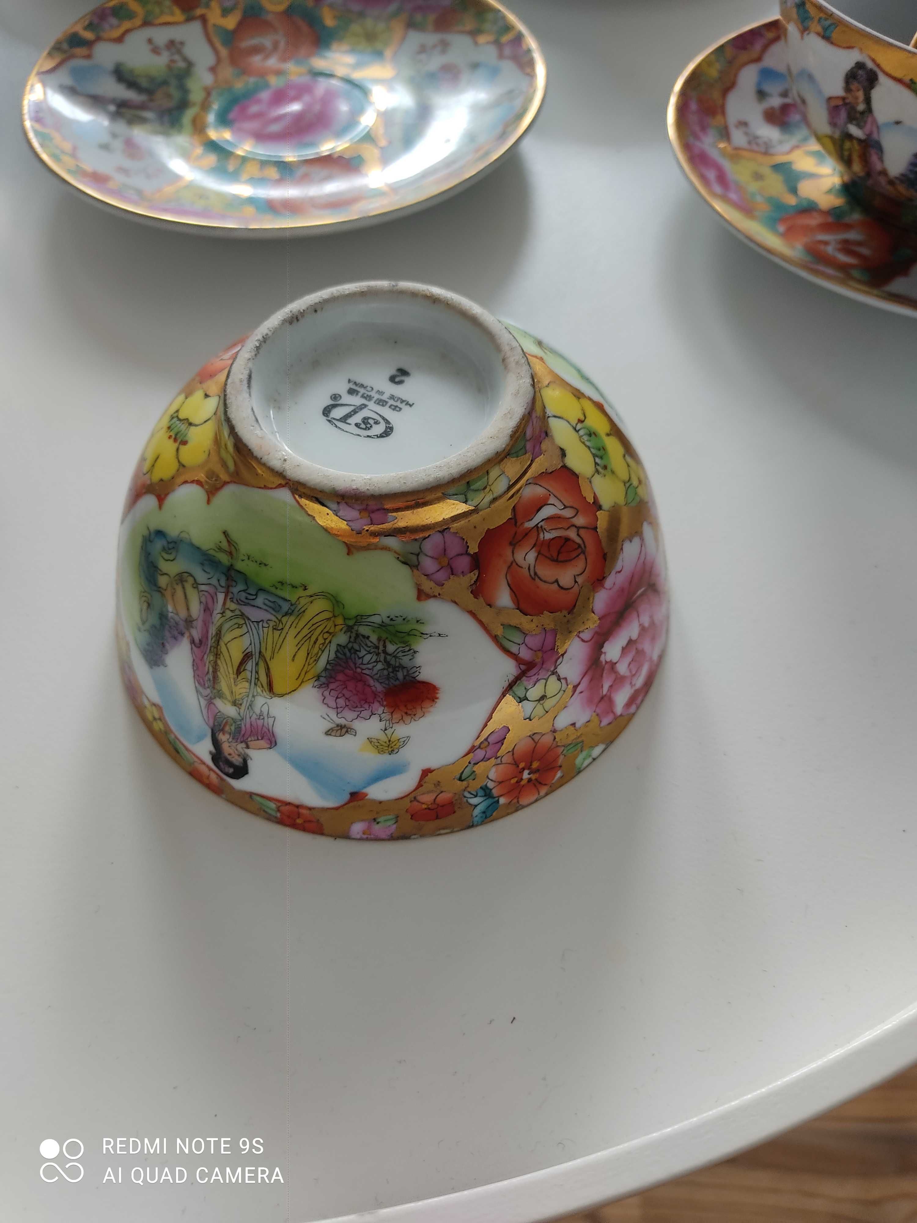 Sygnowana porcelana chińska lata 70