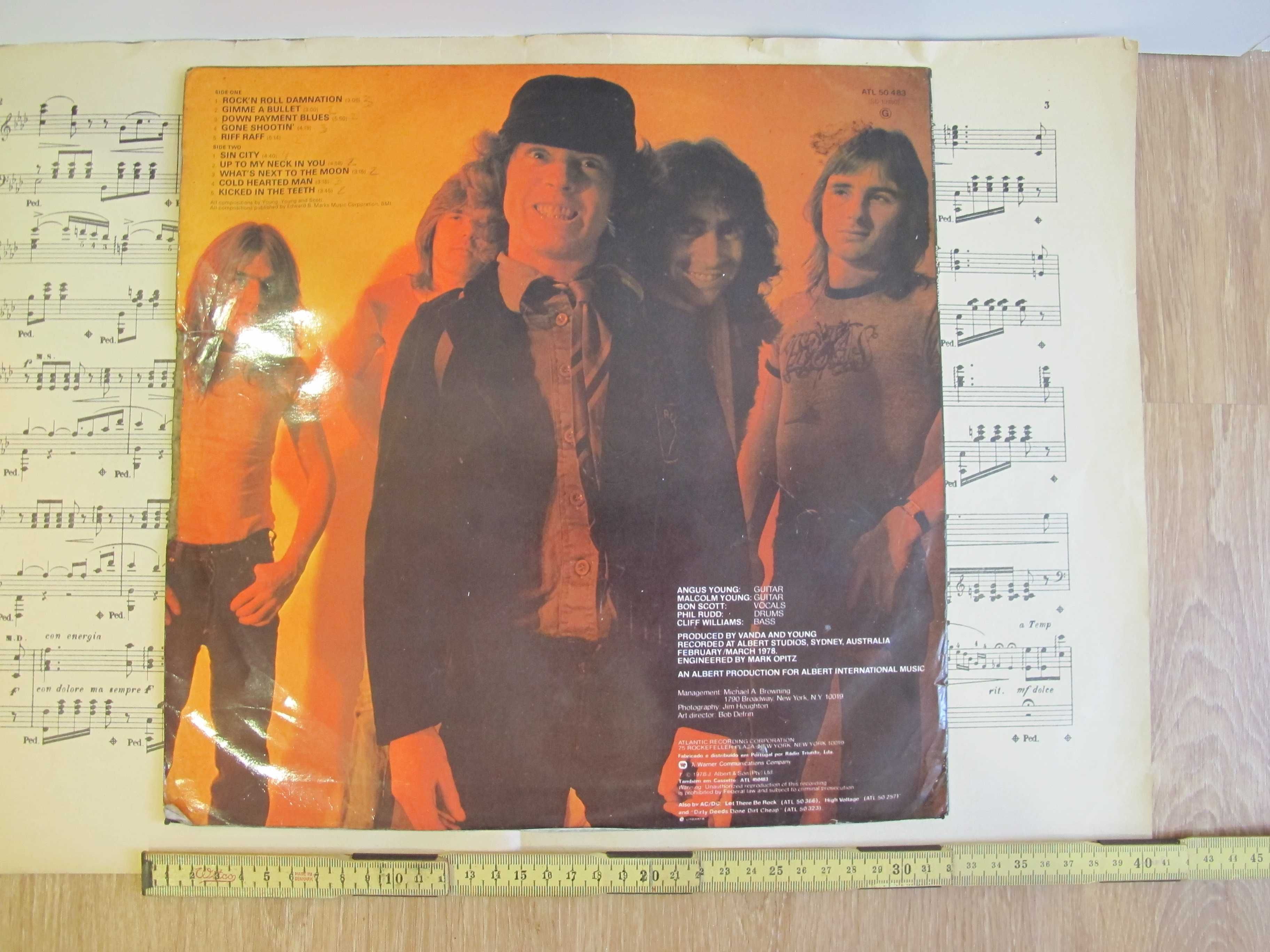 Vinil LP ACDC POWERAGE Disco Antigo