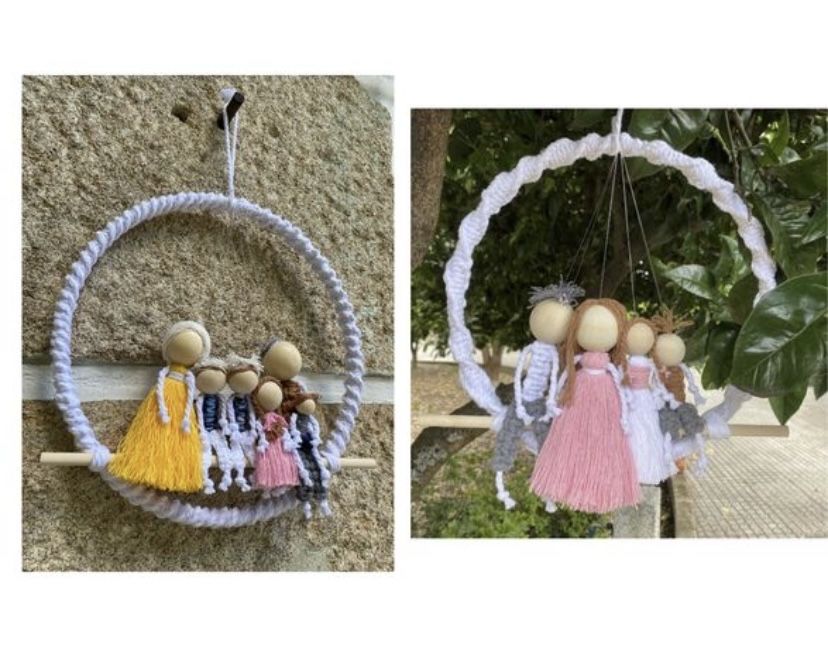 Familia em macrame