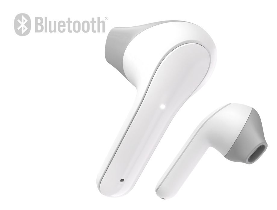 Hama Słuchawki douszne, bezprzewodowe, wireless, białe OUTLET