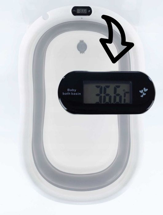 Wanienka Składana  z Termometrem dla Dzieci  + Poduszka