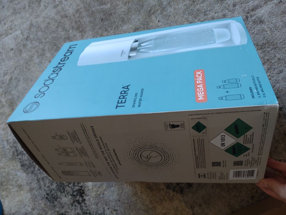 Saturator Sodastream Terra Mega pack biały