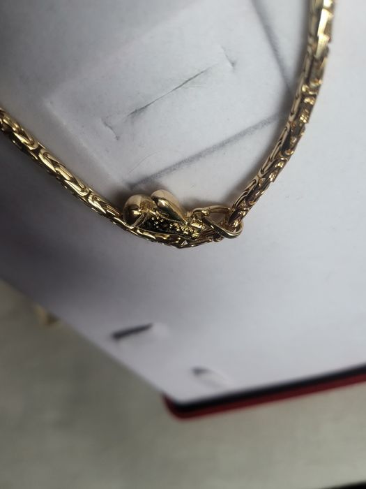 Złota rękawica bokserska 14k 585 próba 5.1g świadectwo próby box mma