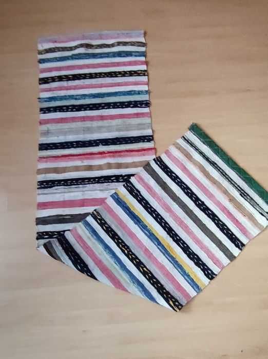 chodnik ręcznie tkany na krosnach dywan długi kolorowy