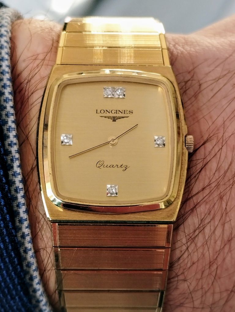 Oryginalny szwajcarski zegarek Longines diamonds