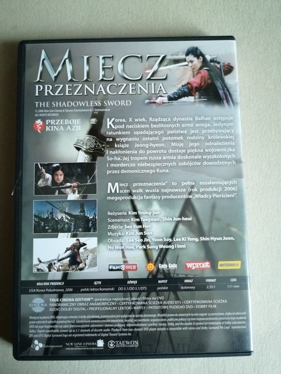 Film dvd Miecz Przeznaczenia