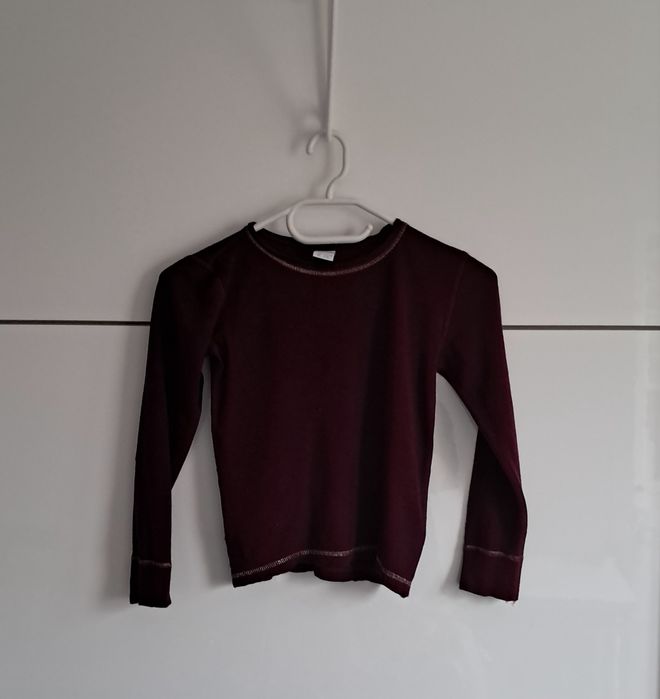 Bluzka 100% Wełna Merino FIX r 134/140