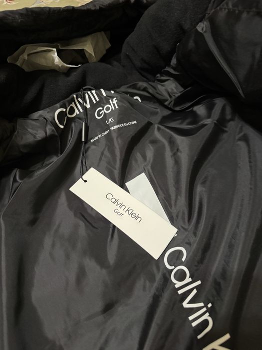 Куртка Calvin Klein Golf Rivington Padded Black Jacket