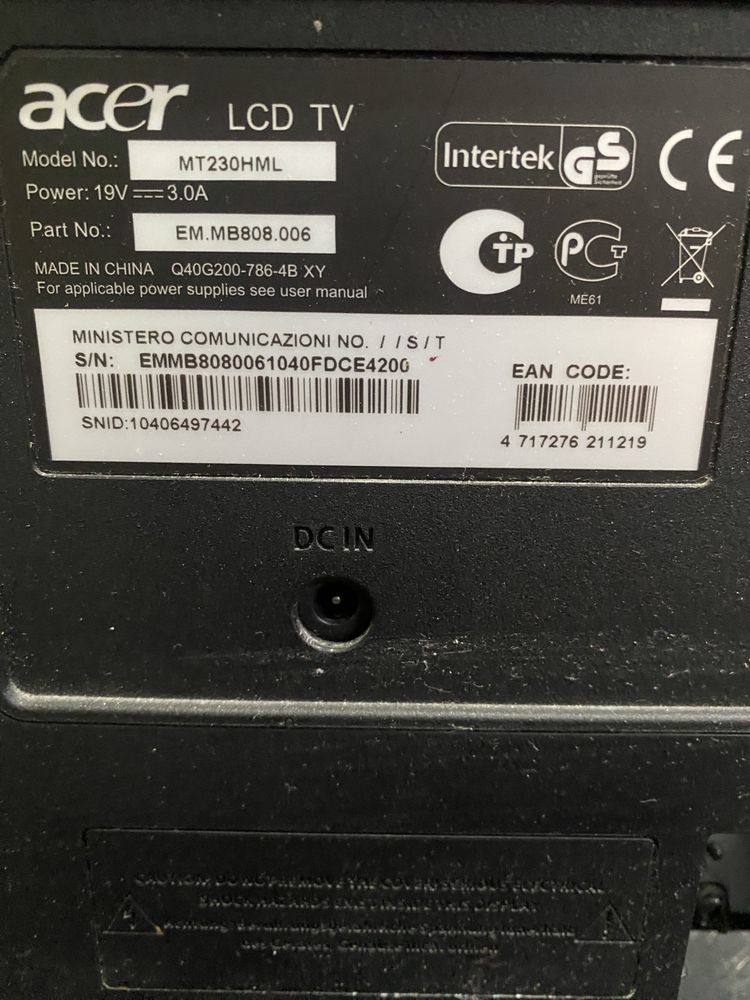 Monitor acer 24 cale