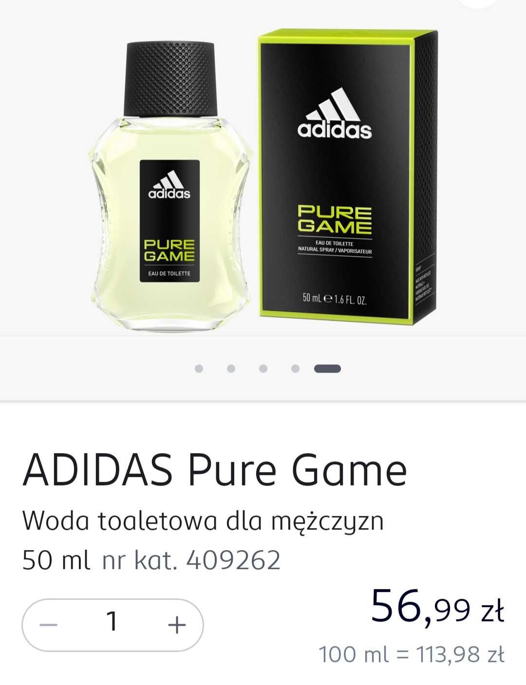 Perfumy męskie Adidas PURE GAME