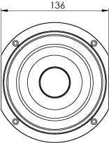 NOWY Głośnik niskośredniotonowy Wavecor WF152BD08 15cm 8 Ohm -30%