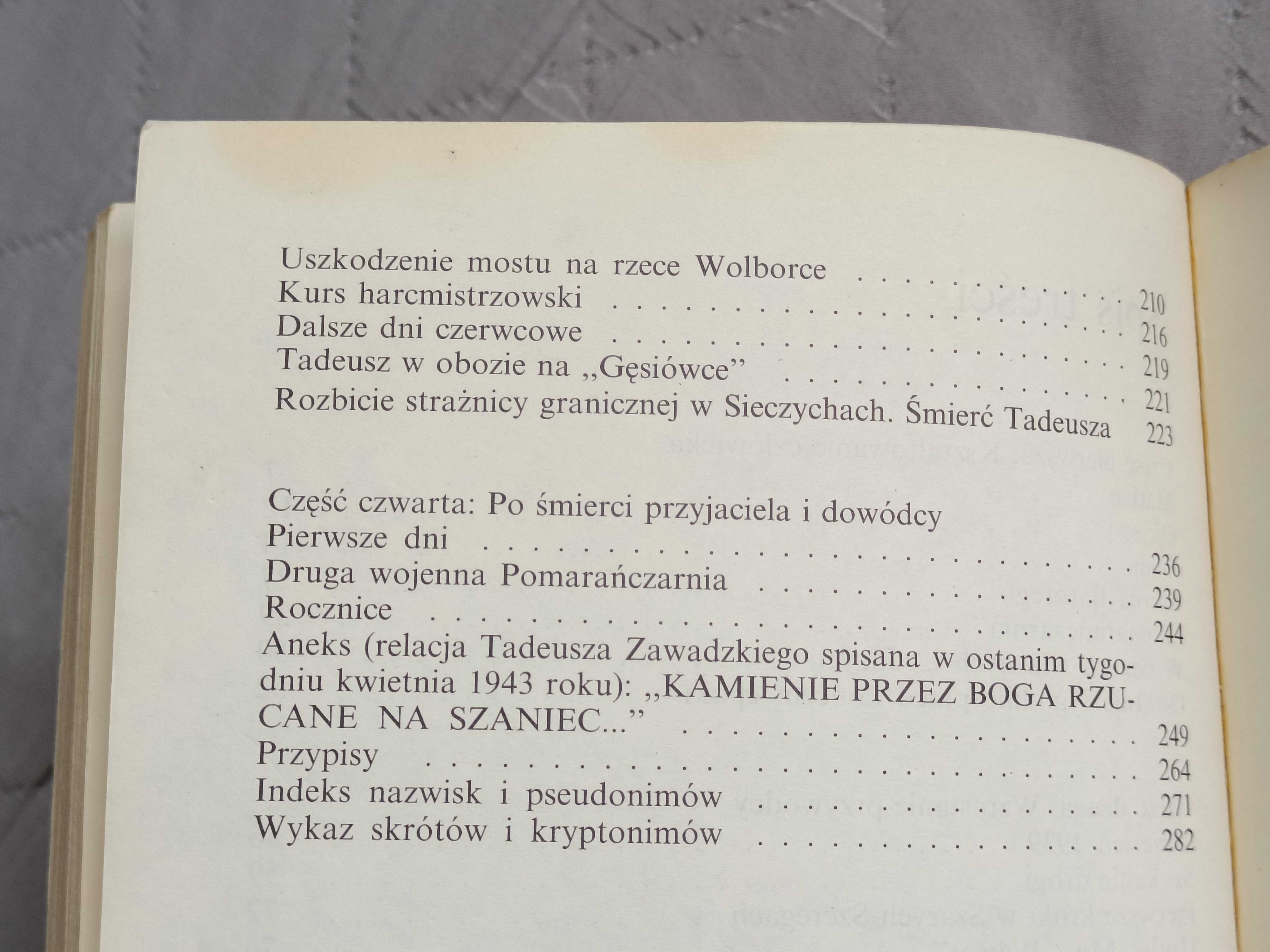 Anna Zawadzka, Jan Rossman, Tadeusz Zawadzki "Zośka"